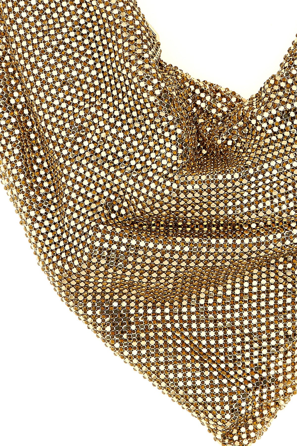 Benedetta Bruzziches Crystal Mesh Shoulder Bag