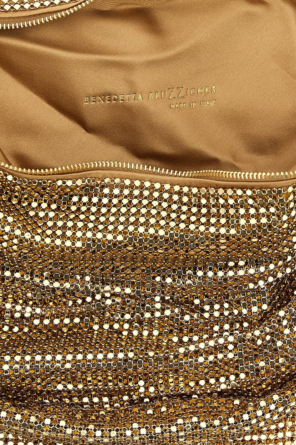 Benedetta Bruzziches Crystal Mesh Shoulder Bag