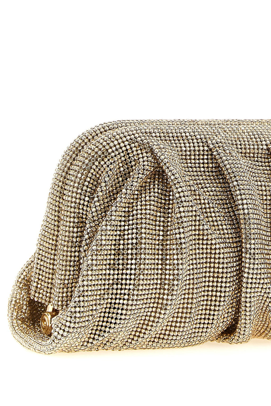 Benedetta Bruzziches Venus La Grande Rhinestone Mesh Clutch