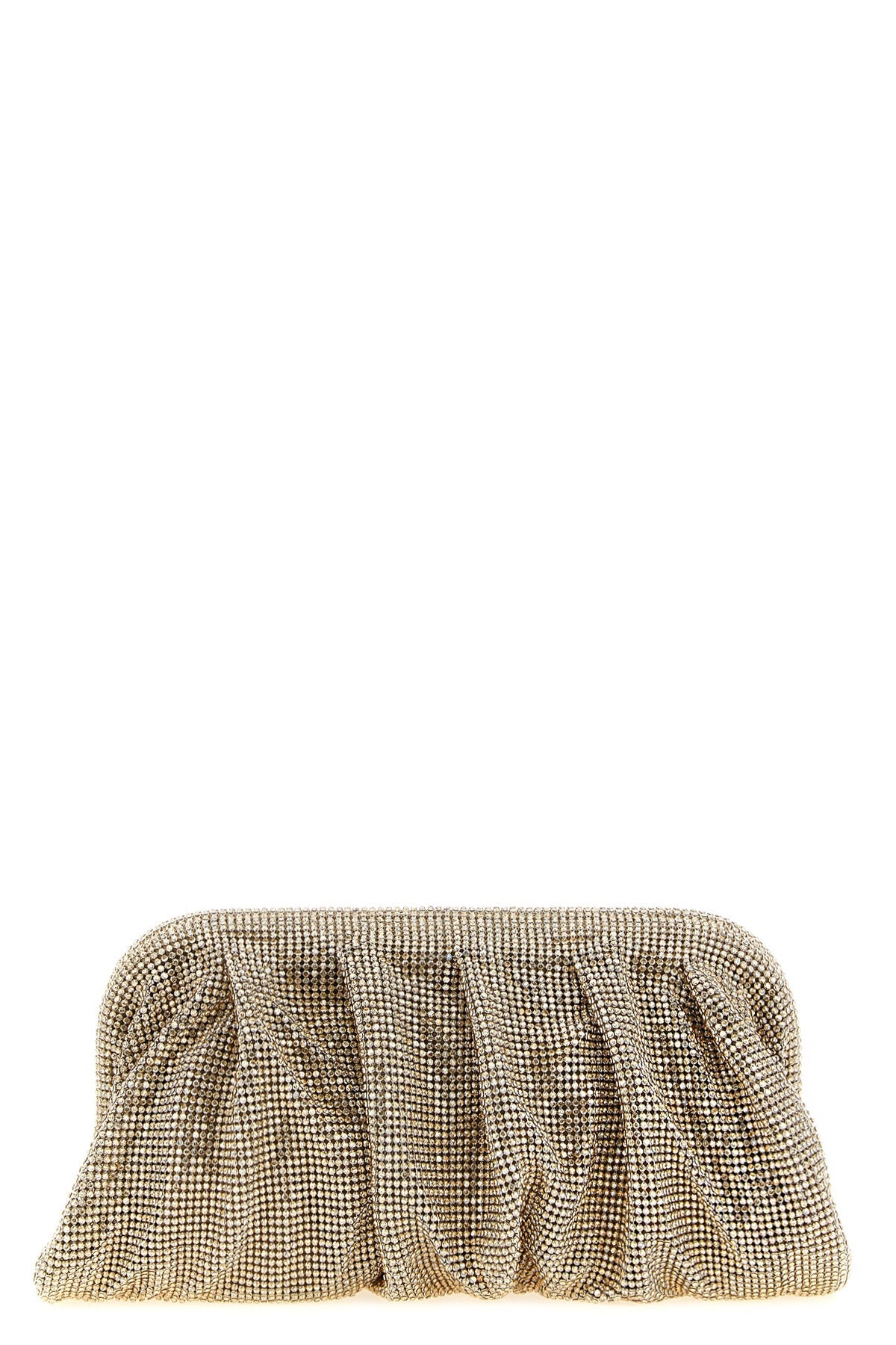 Benedetta Bruzziches Venus La Grande Rhinestone Mesh Clutch