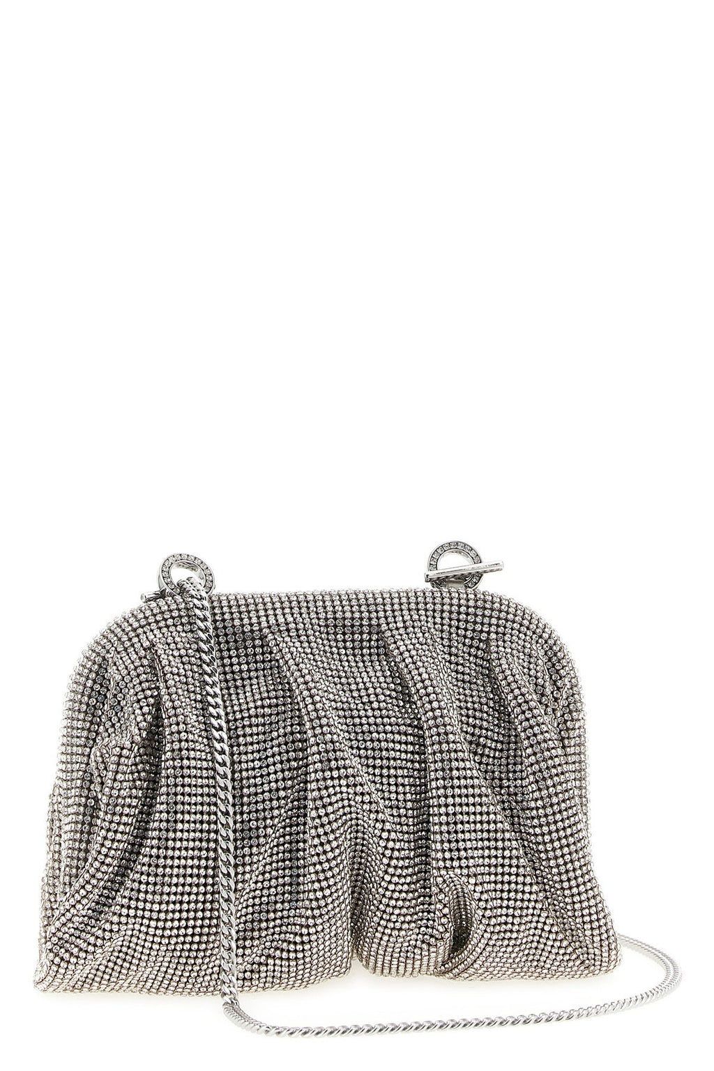 Benedetta Bruzziches Venus La Petite Crystal Mesh Bag