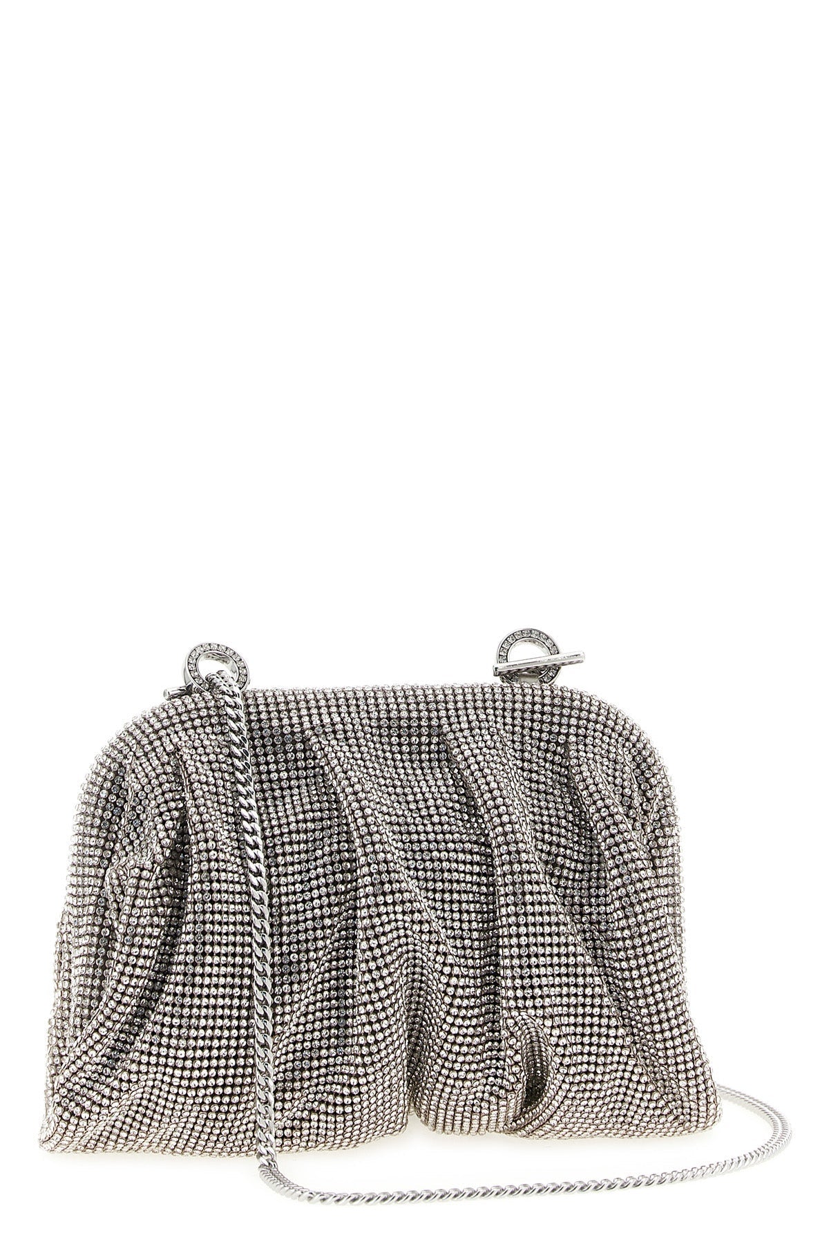 Benedetta Bruzziches Venus La Petite Crystal Mesh Bag