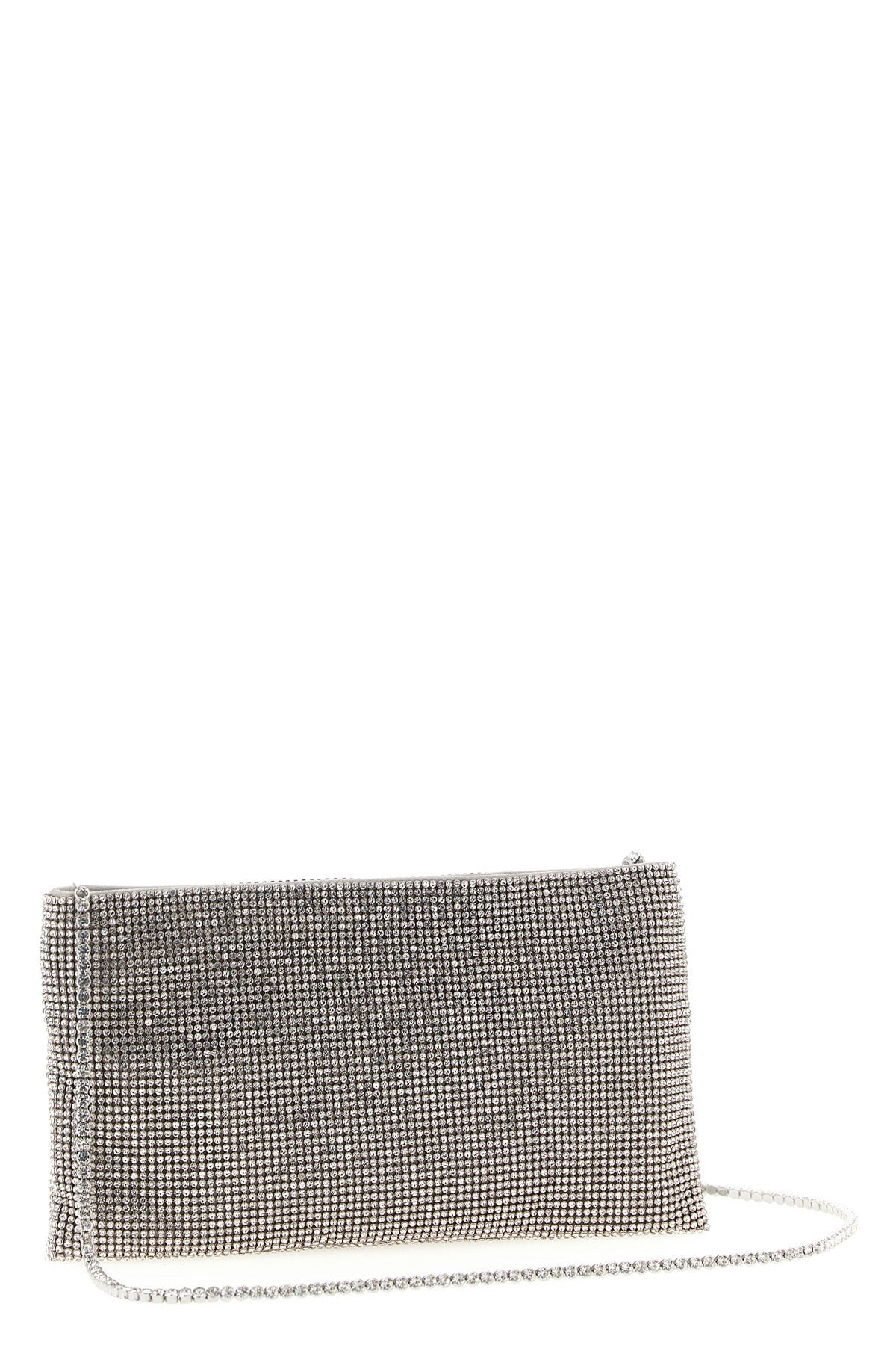 Benedetta Bruzziches Rhinestone Mesh Clutch