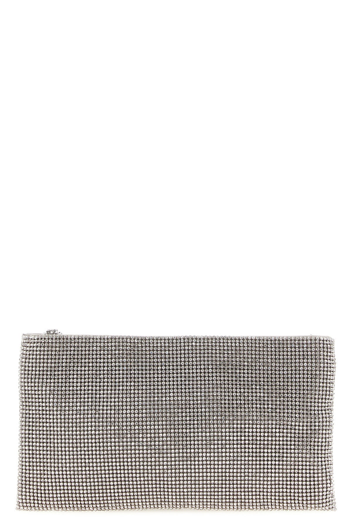 Benedetta Bruzziches Rhinestone Mesh Clutch