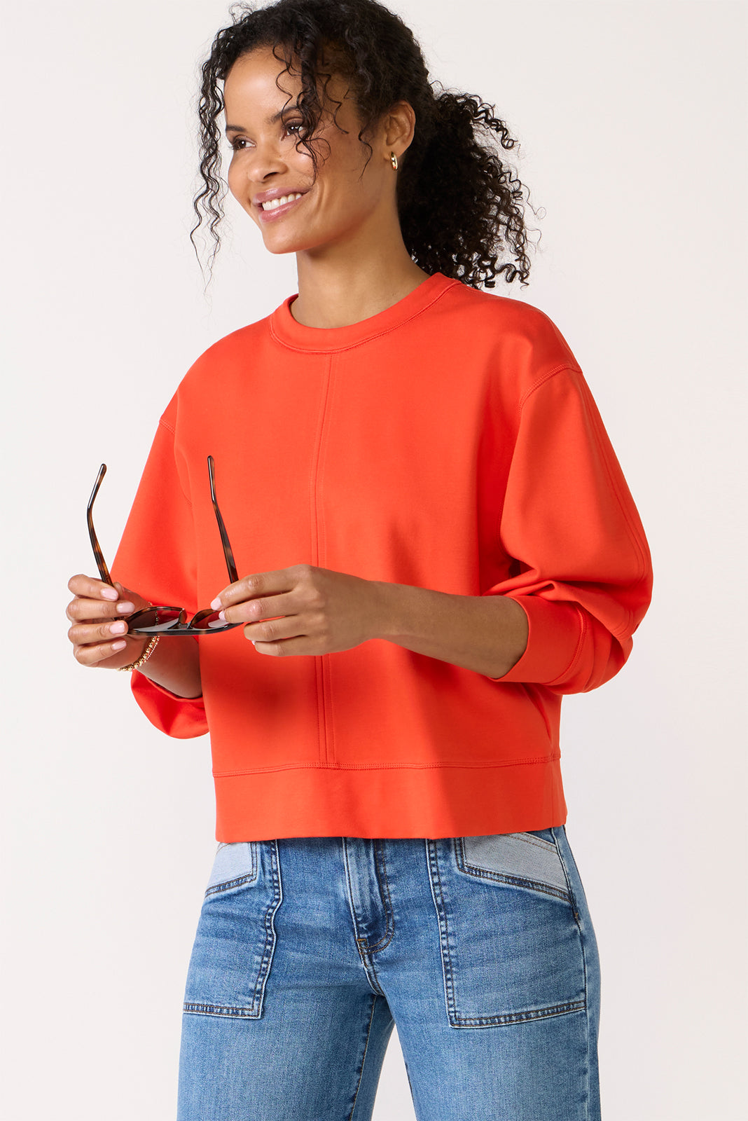 Long Sleeve Crewneck Top
