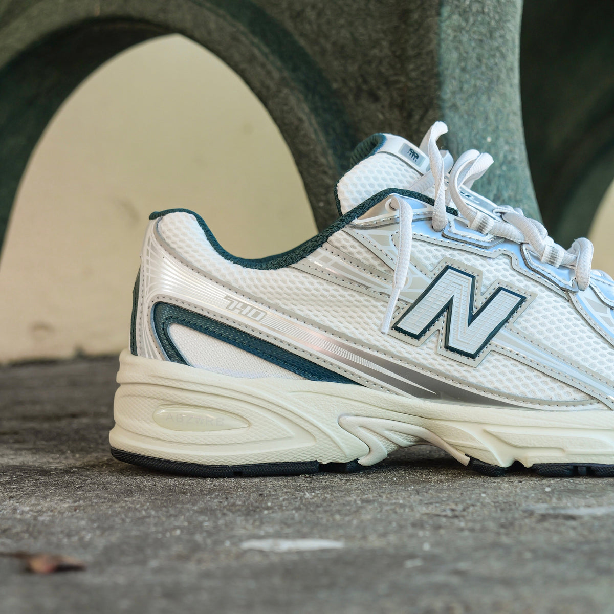 Mens New Balance 740 (Green/Beige) - U740EL