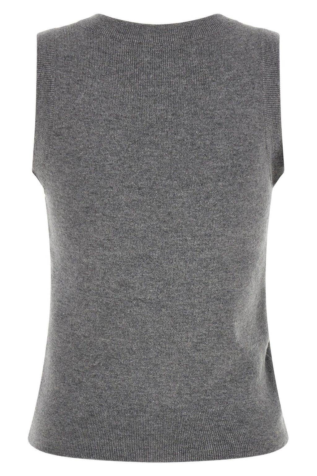 GIUSEPPE DI MORABITO Knit Top with Crystal Buttons