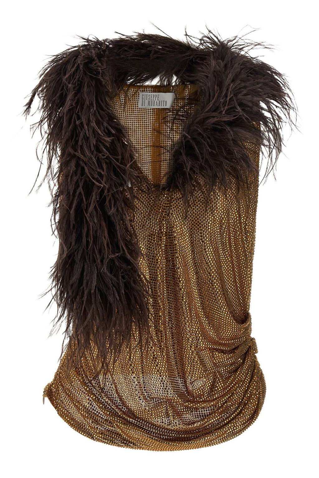 Mesh and Feather Top