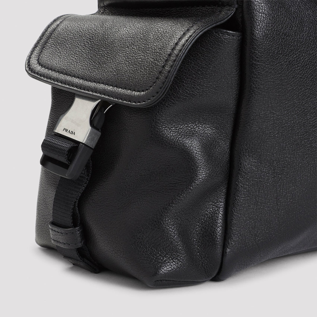 Prada Leather Bandoliera Bag Unisex