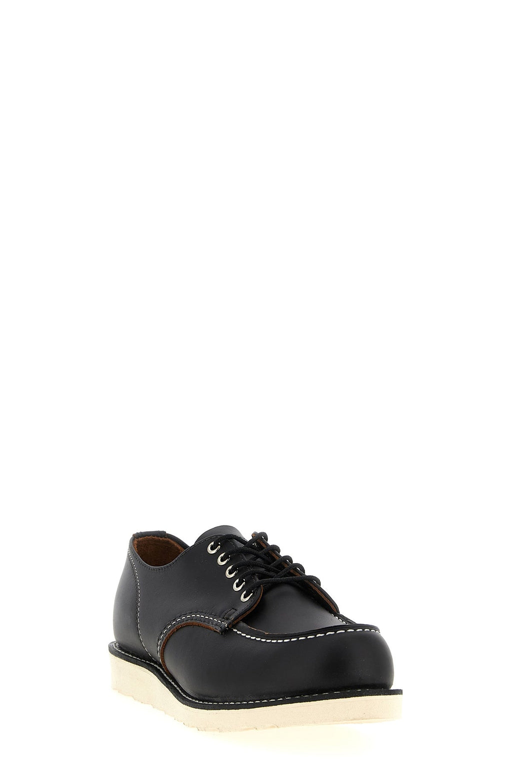Red Wing Shoes Leather Lace-Up Shoes with Contrast Stitching