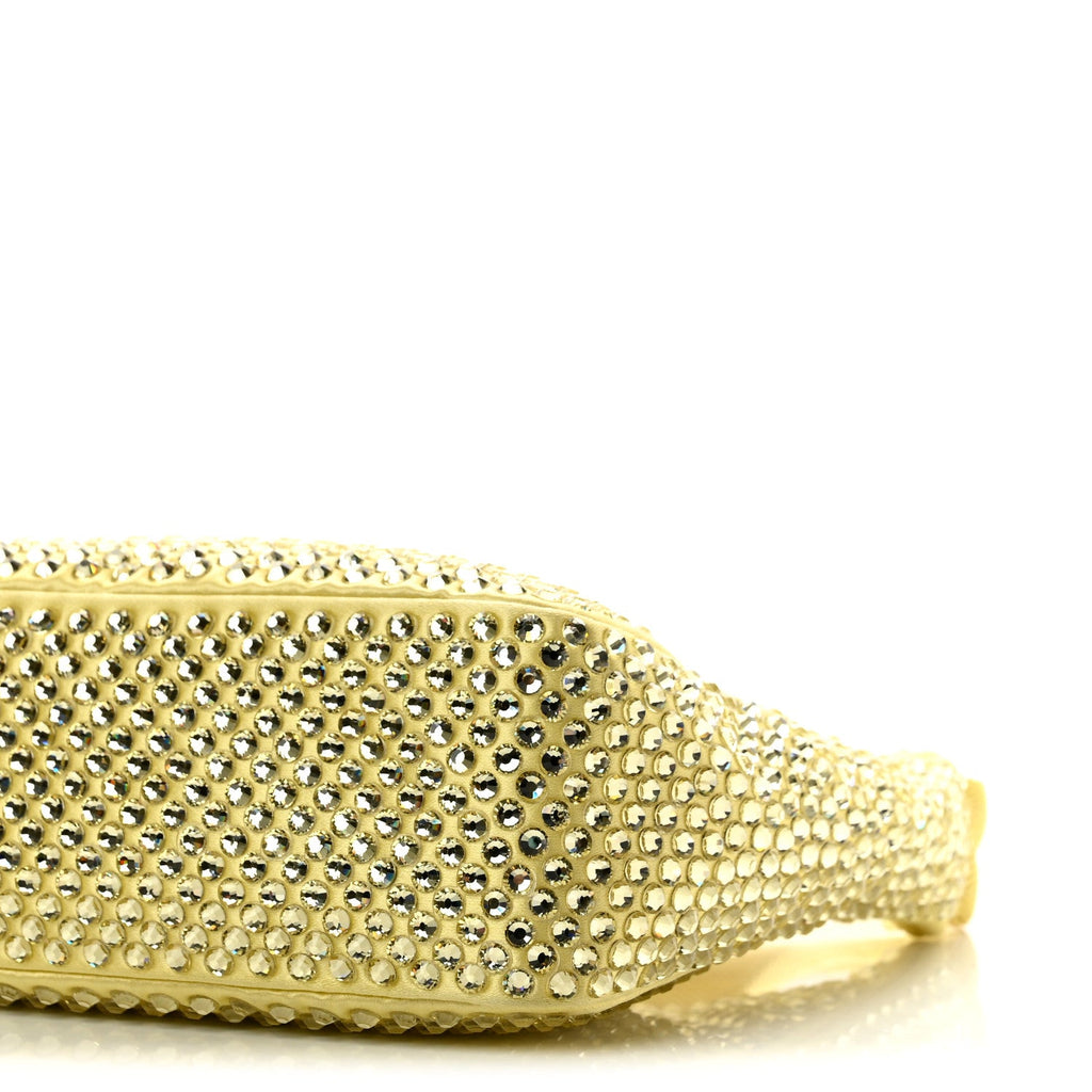 Satin Crystal Mini Re-Edition 2000 Bag Ananas