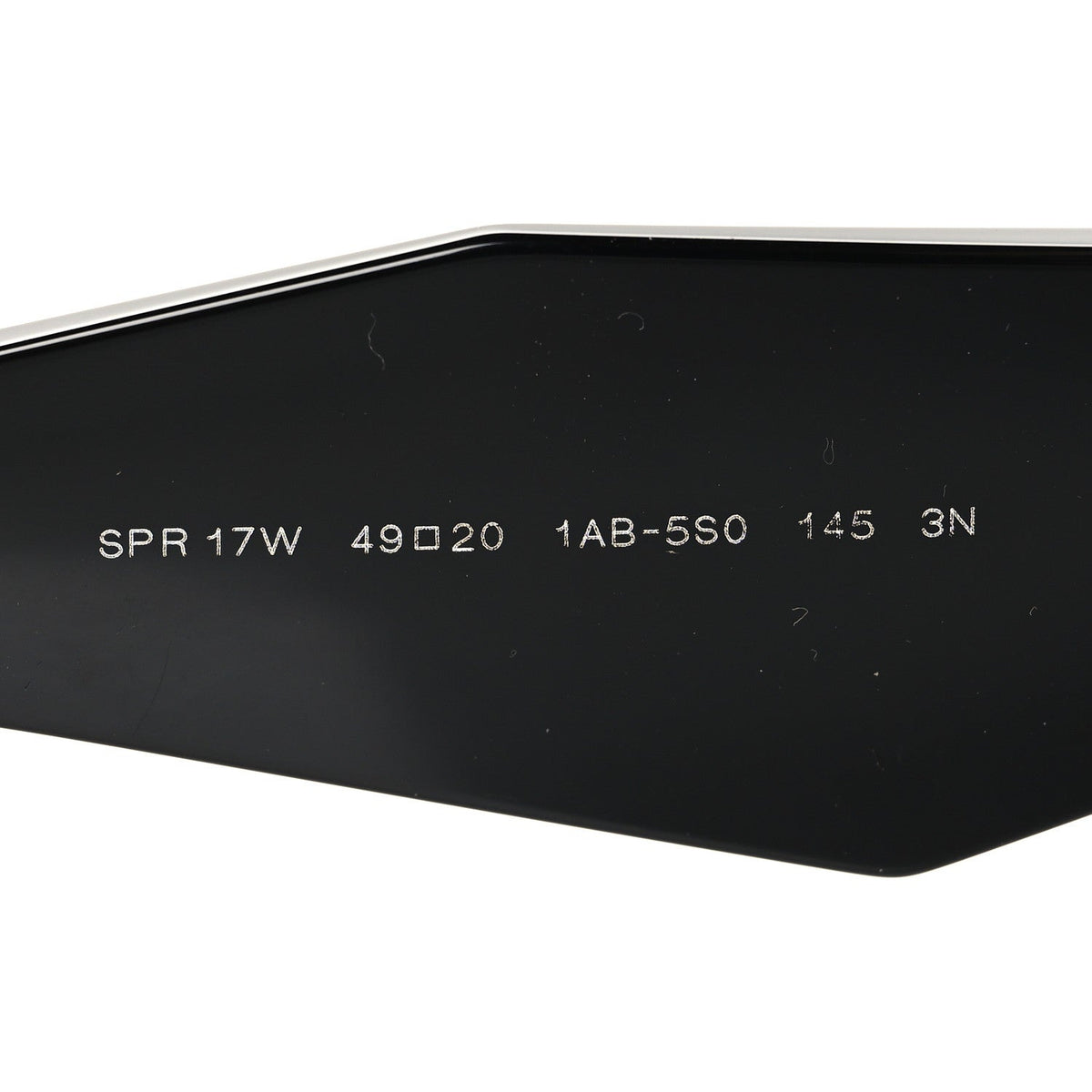 Acetate Symbole Sunglasses SPR 17W Black