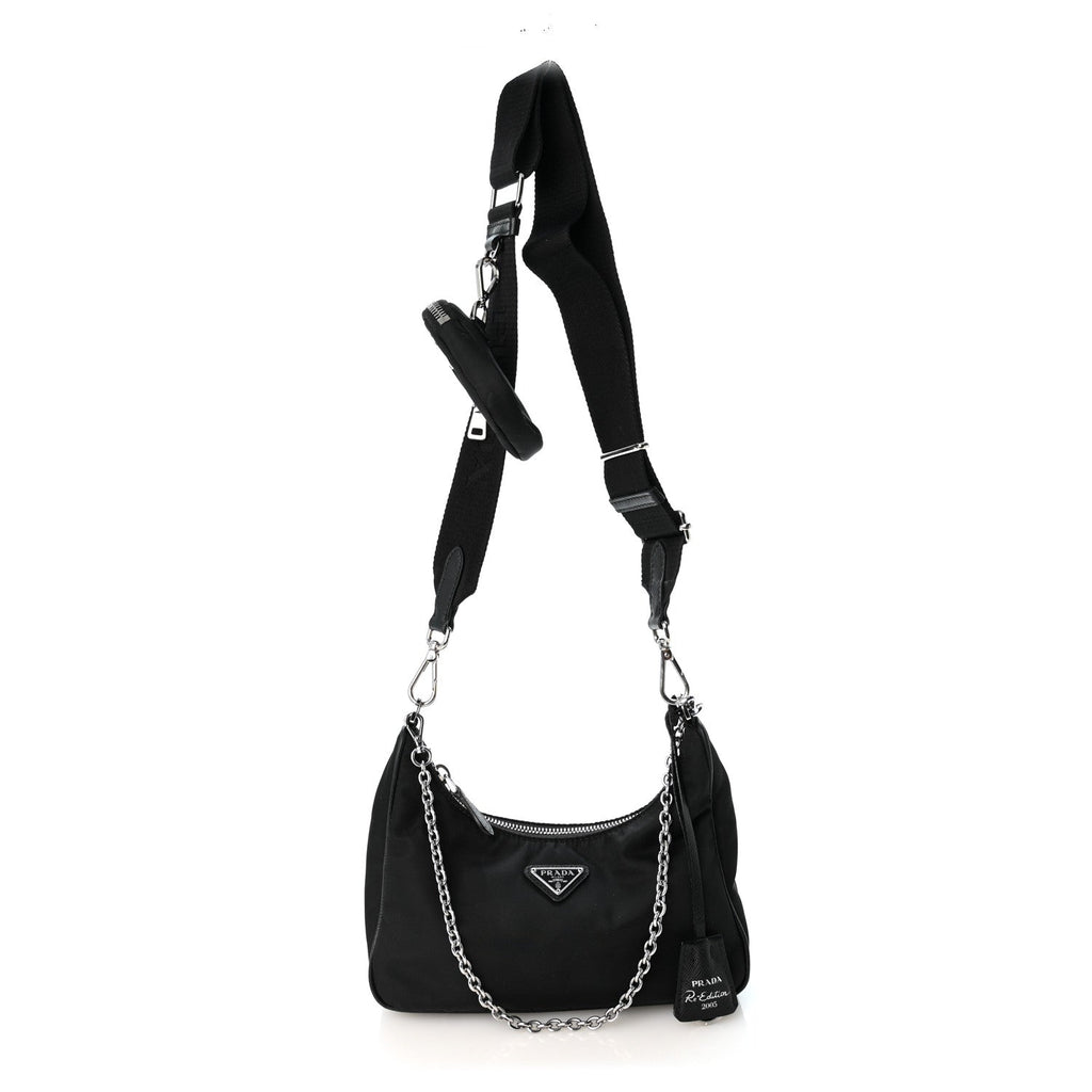 Nylon Re-Edition 2005 Shoulder Bag Black