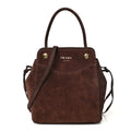 Scamosciato Mini Carry Shoulder Bag Moro