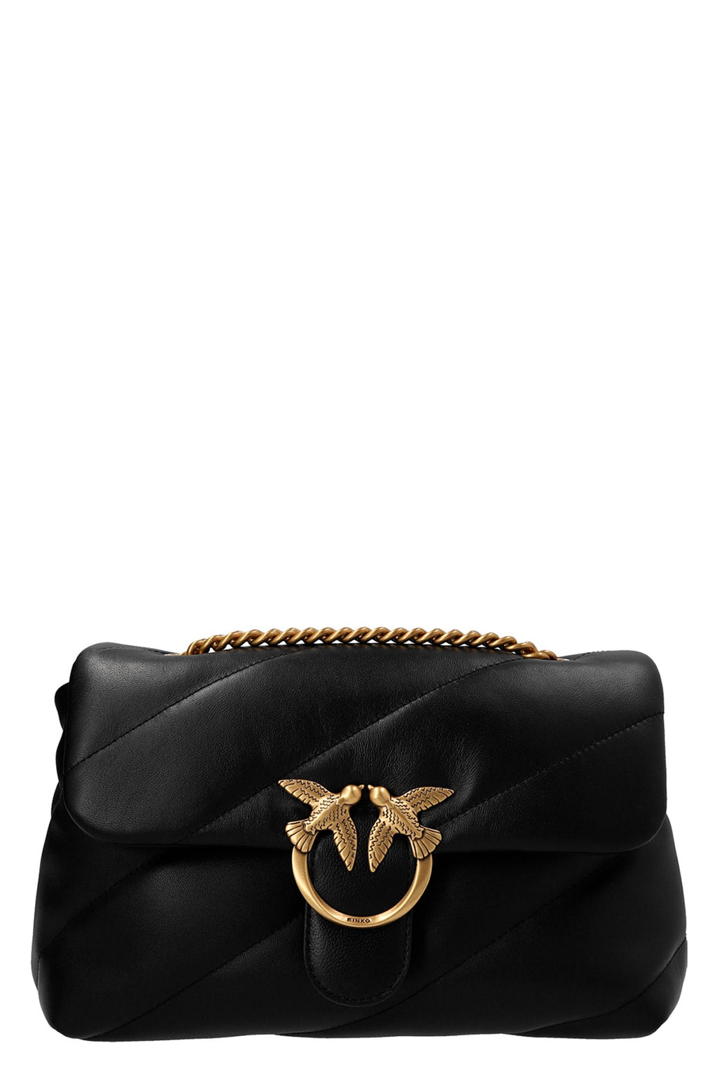 PINKO Love Birds Buckle Crossbody Bag