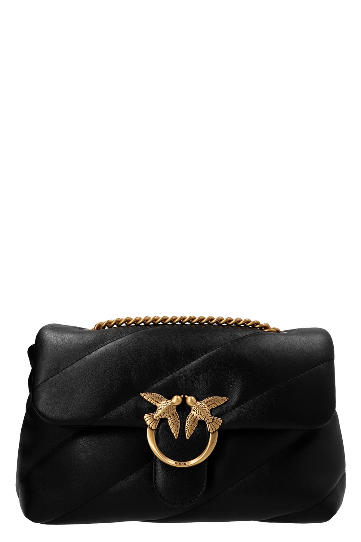 PINKO Love Birds Buckle Crossbody Bag