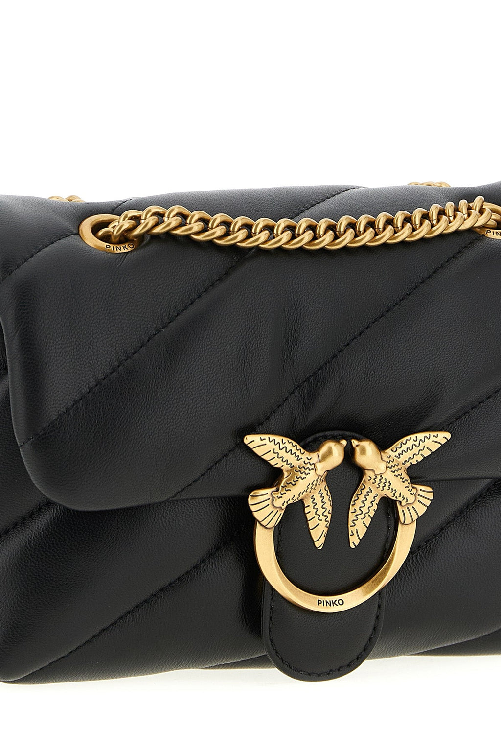 PINKO Crossbody Bag with Oblique Quilting