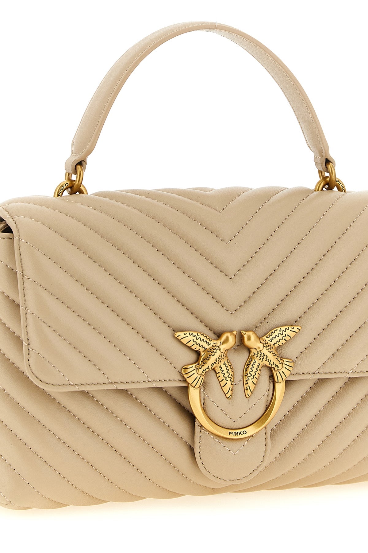 PINKO Handbag with Chevron Pattern
