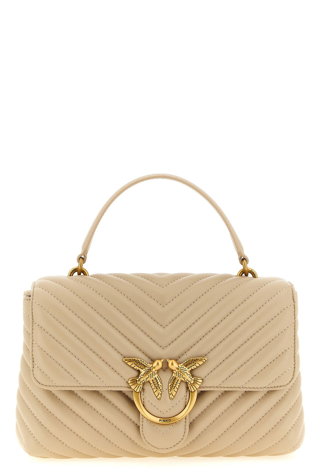 PINKO Handbag with Chevron Pattern