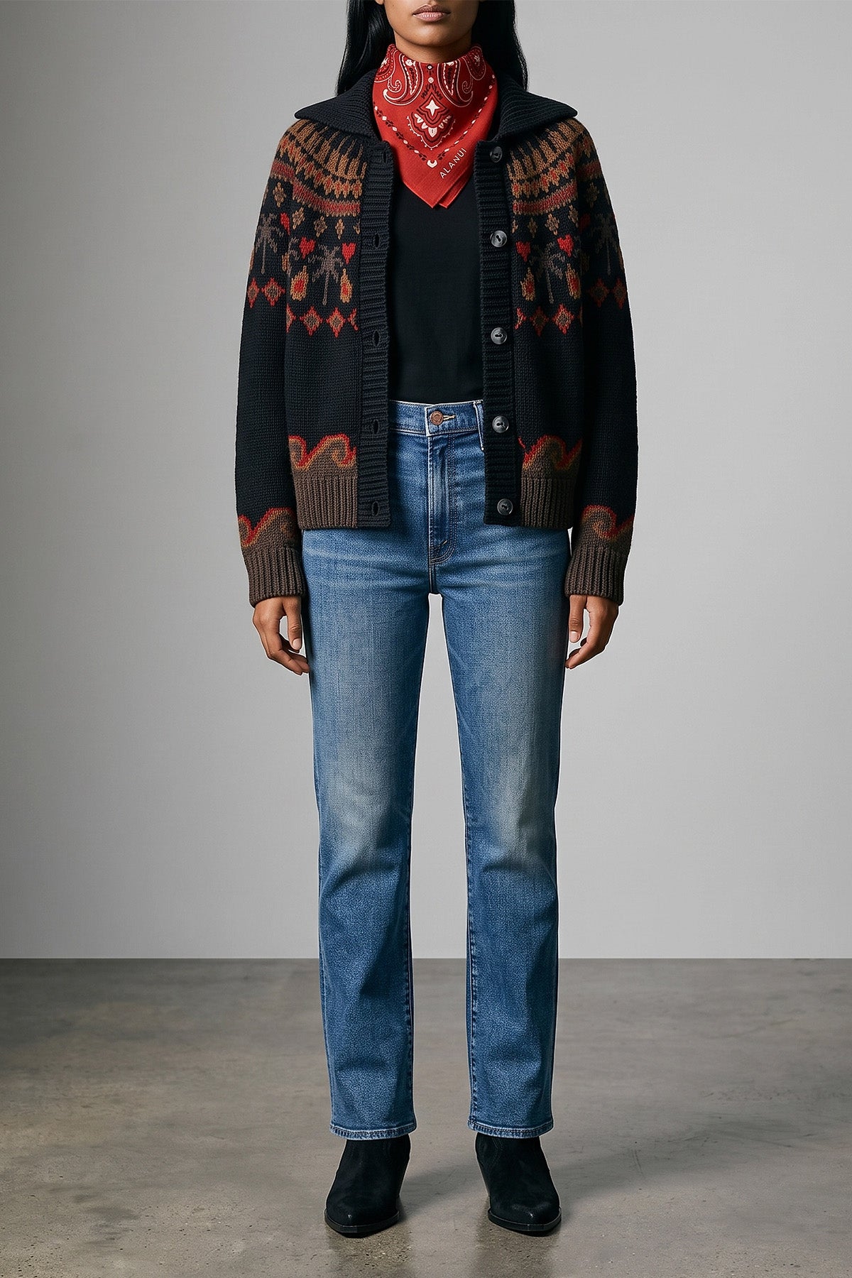MOTHER The Kick It Jeans With Signature Embroidery