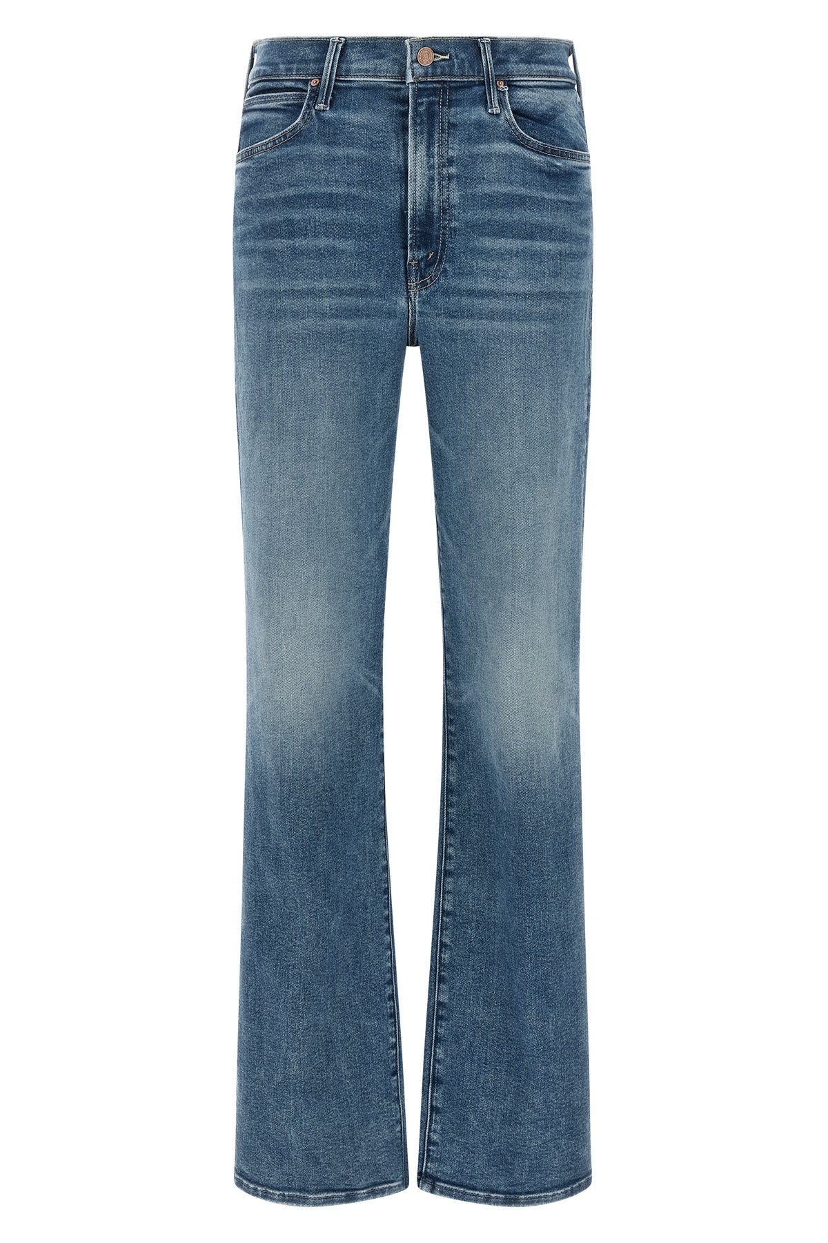 MOTHER The Kick It Jeans With Signature Embroidery