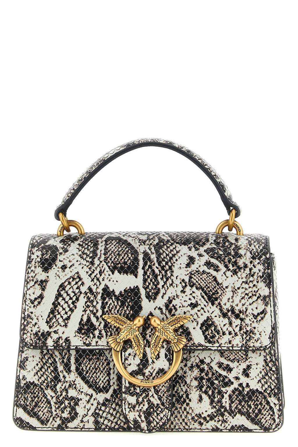 PINKO Top Handle Bag with Love Birds Buckle