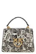 PINKO Top Handle Bag with Love Birds Buckle