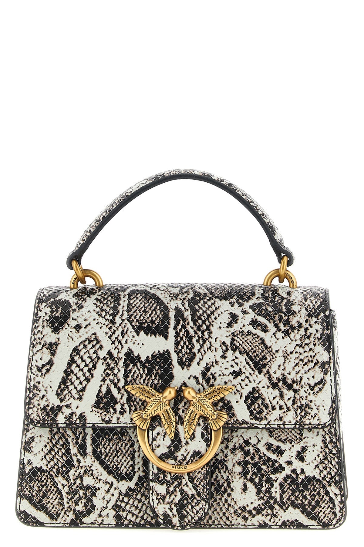 PINKO Top Handle Bag with Love Birds Buckle