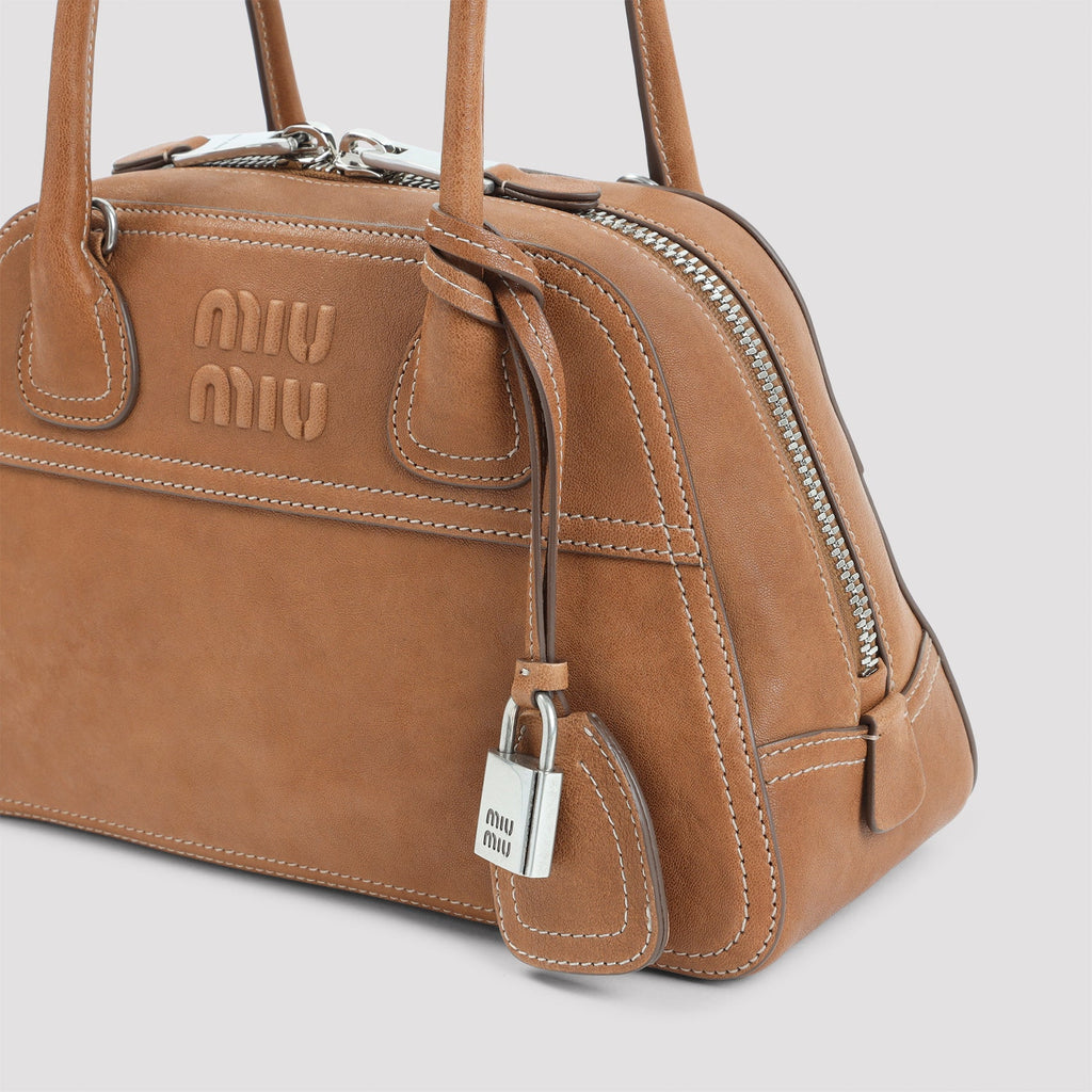 Miu Miu Vivian Nappa Shoulder Bag Women