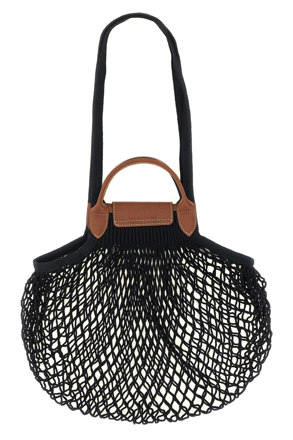 Longchamp Cotton Mesh Shoulder Bag