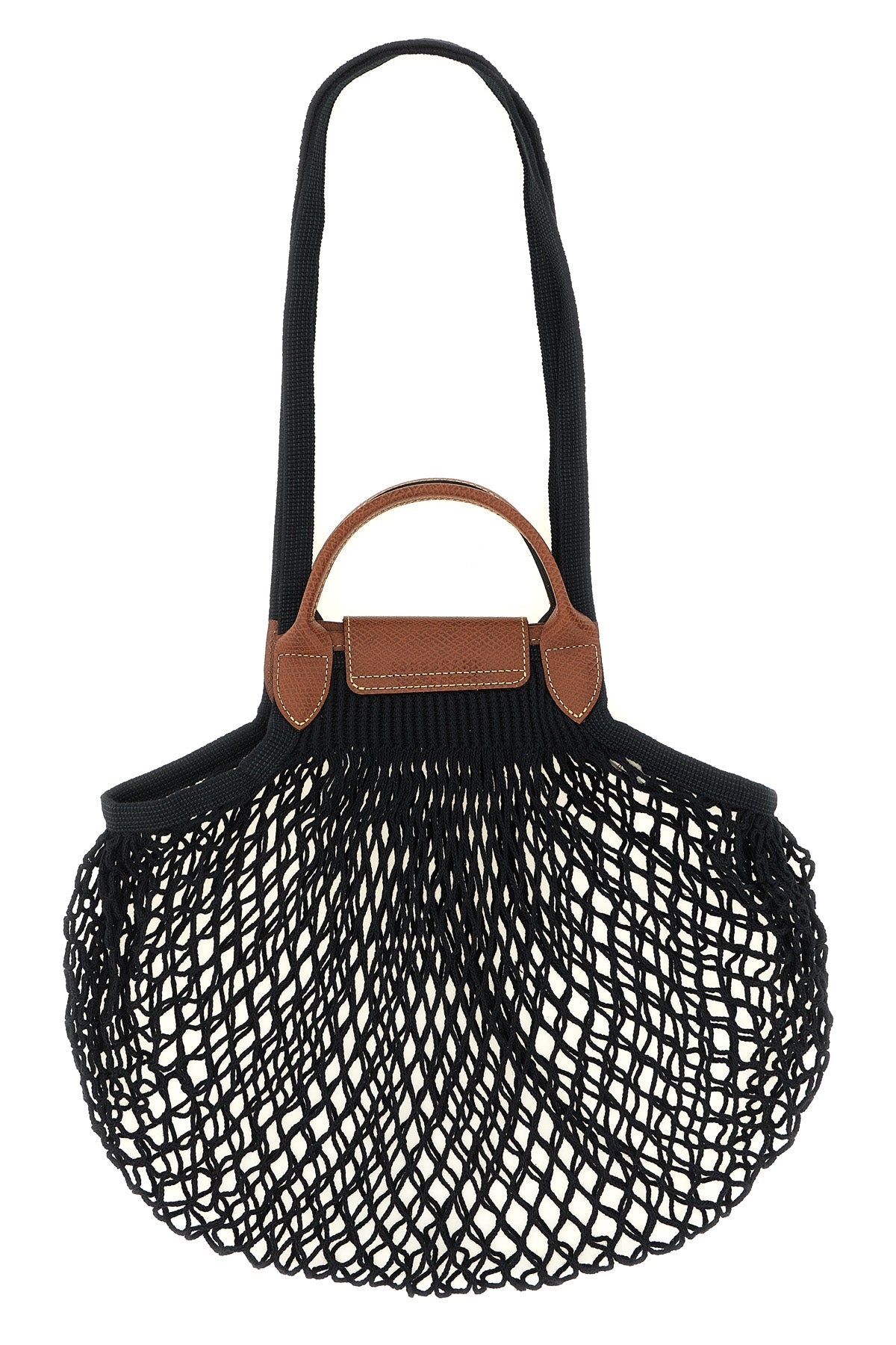 Longchamp Cotton Mesh Shoulder Bag