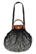 Longchamp Cotton Mesh Shoulder Bag