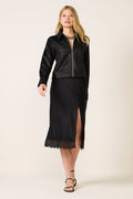 Satin Skirt w Lace