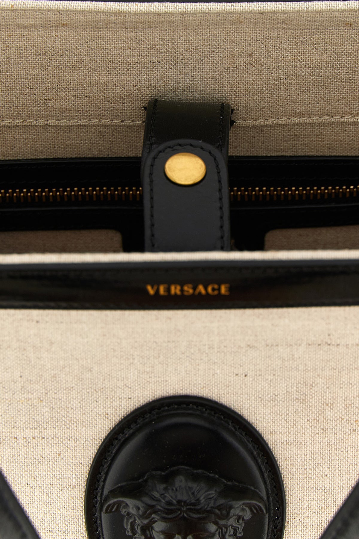 VERSACE Tote Bag With Medusa Patch