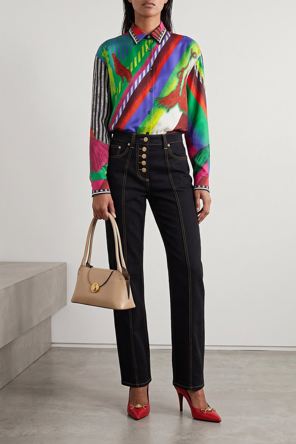 'Vivian' Leather Shoulder Bag