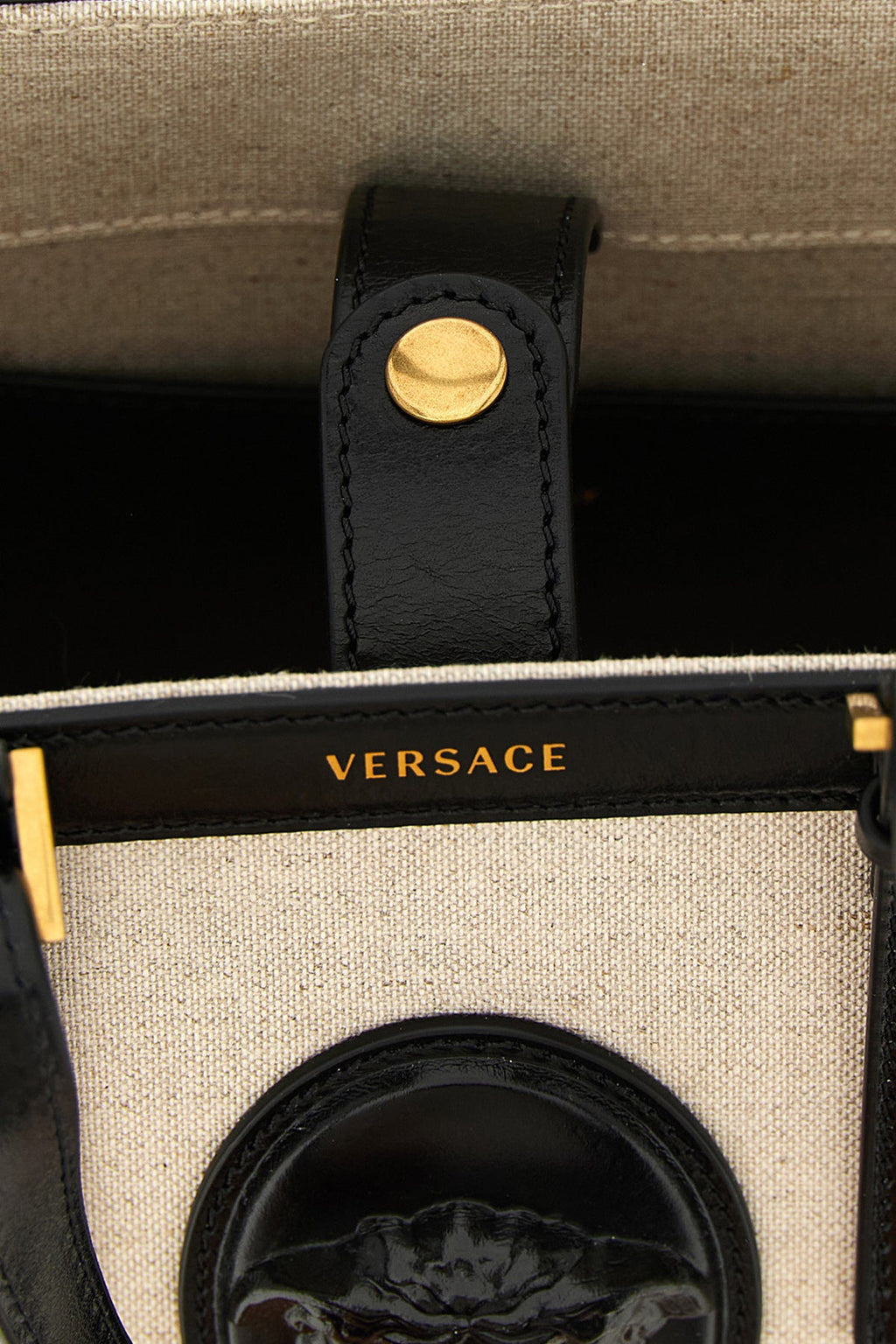 VERSACE Mini Rivière Tote With Medusa Cameo