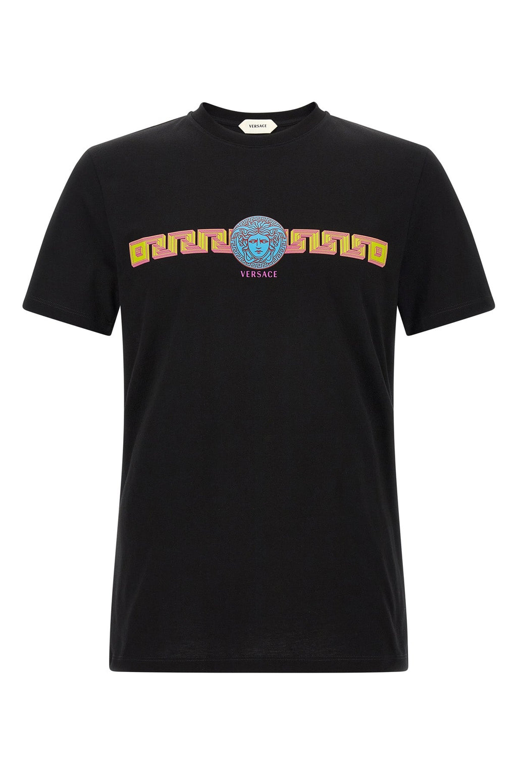 Cotton T-shirt with 'Medusa' Print