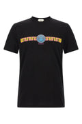 Cotton T-shirt with 'Medusa' Print