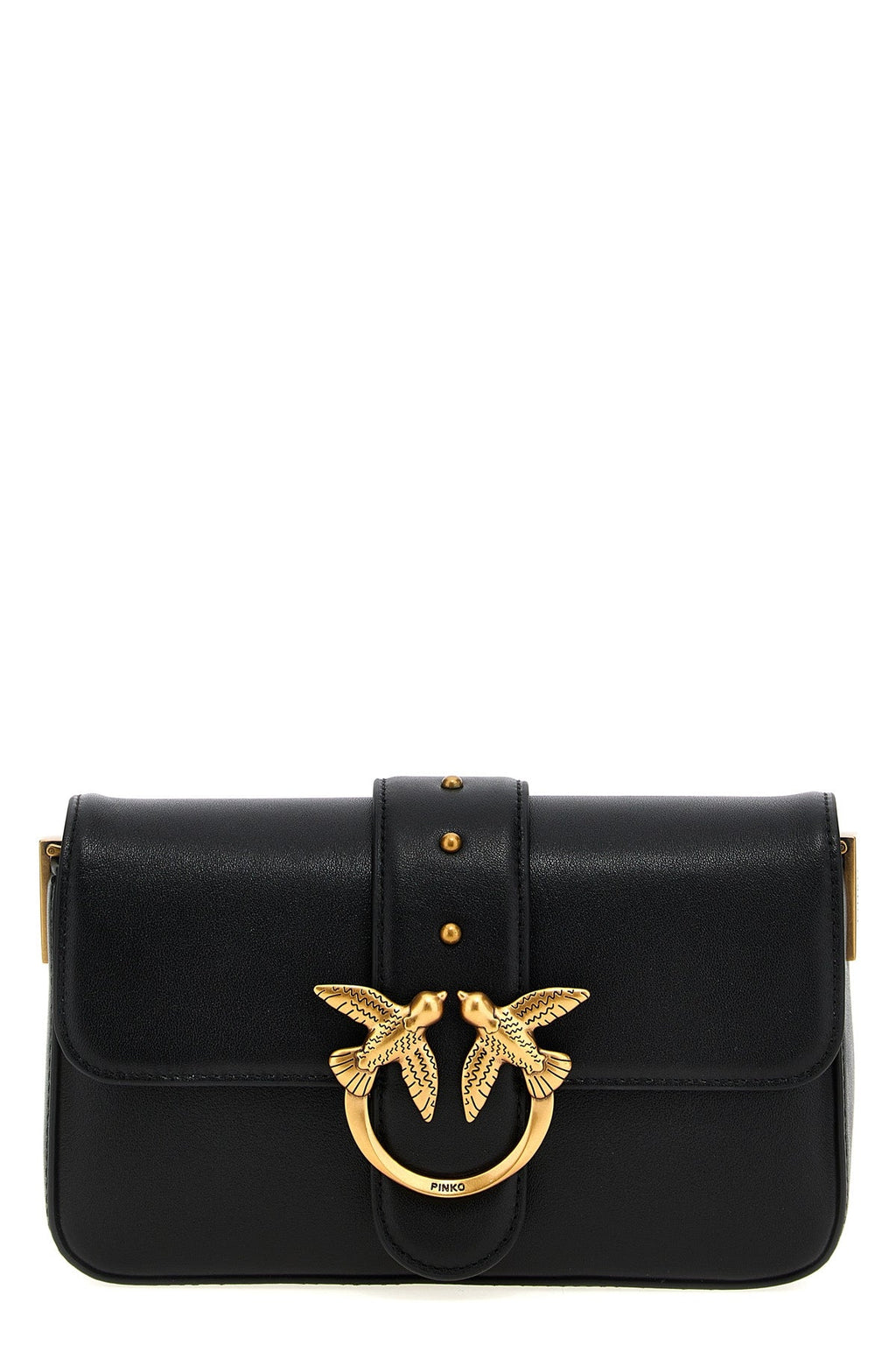 PINKO Shoulder Bag with Love Birds Buckle