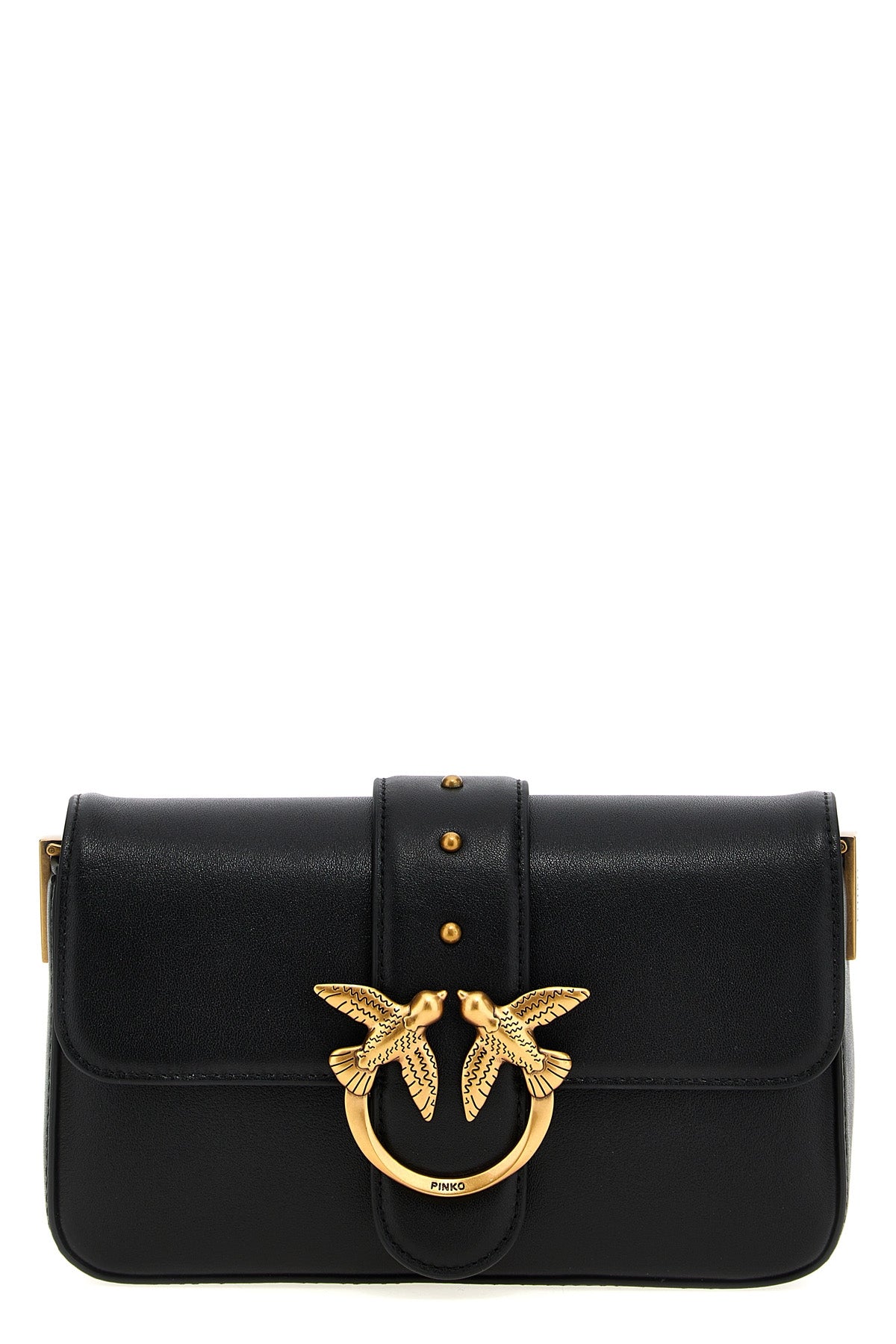 PINKO Shoulder Bag with Love Birds Buckle