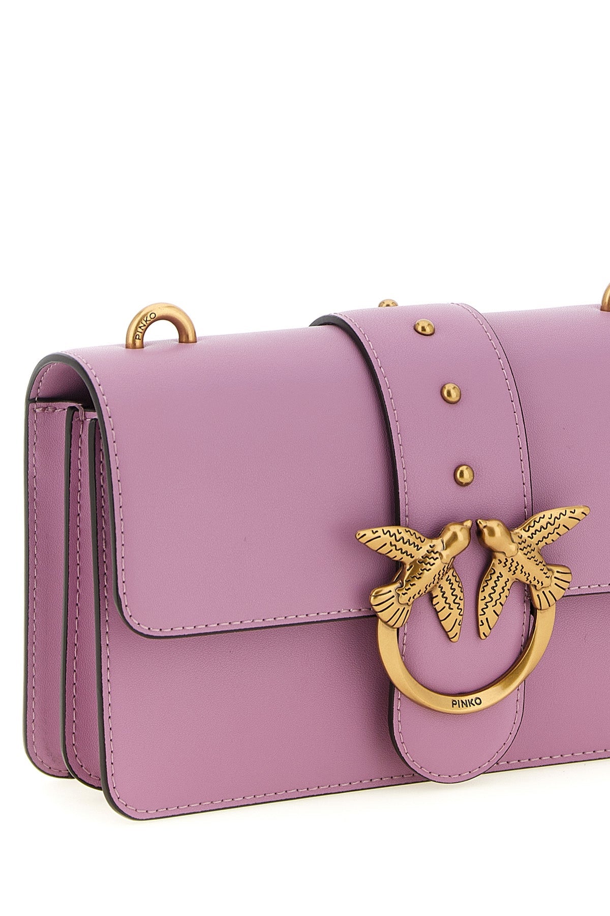 PINKO Crossbody bag with Love Birds buckle