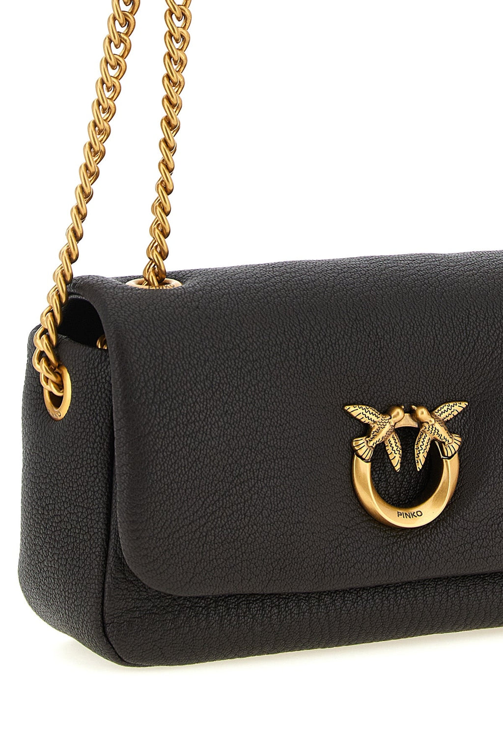PINKO Shoulder Bag with Love Birds Buckle
