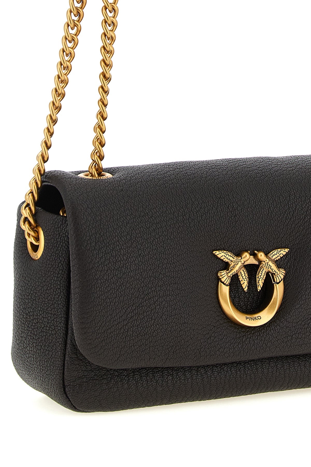 PINKO Shoulder Bag with Love Birds Buckle