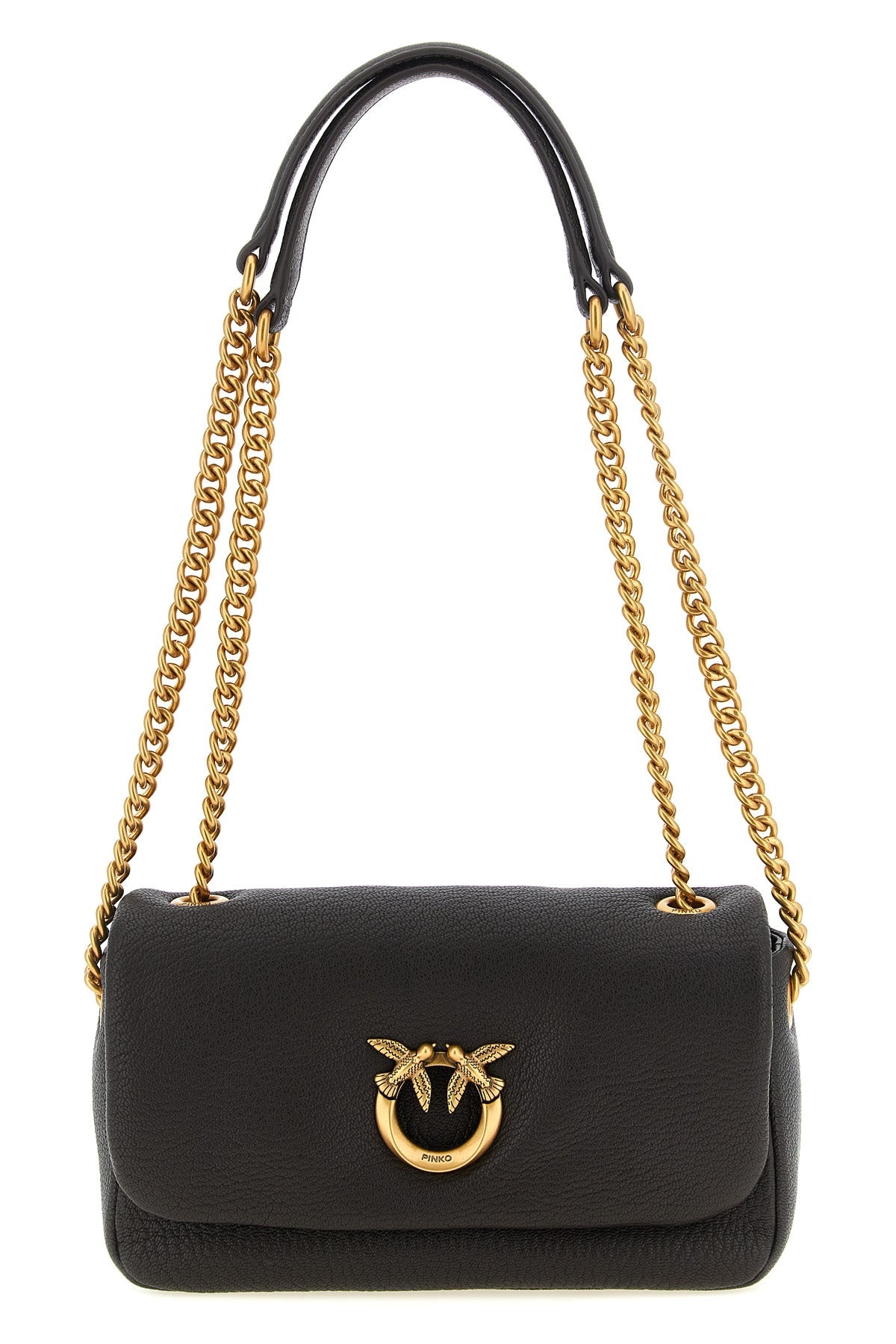 PINKO Shoulder Bag with Love Birds Buckle