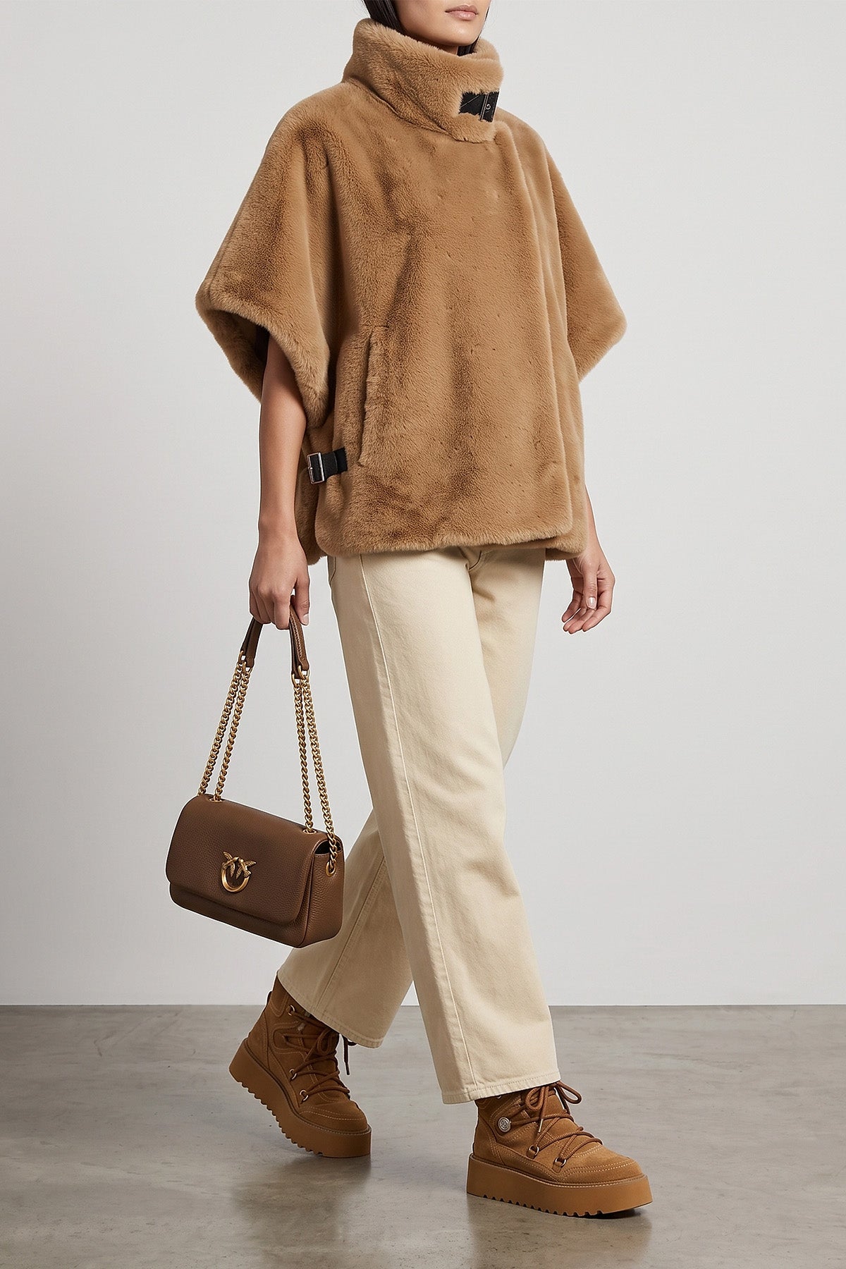 Pinko Shoulder Bag With Love Birds Detail