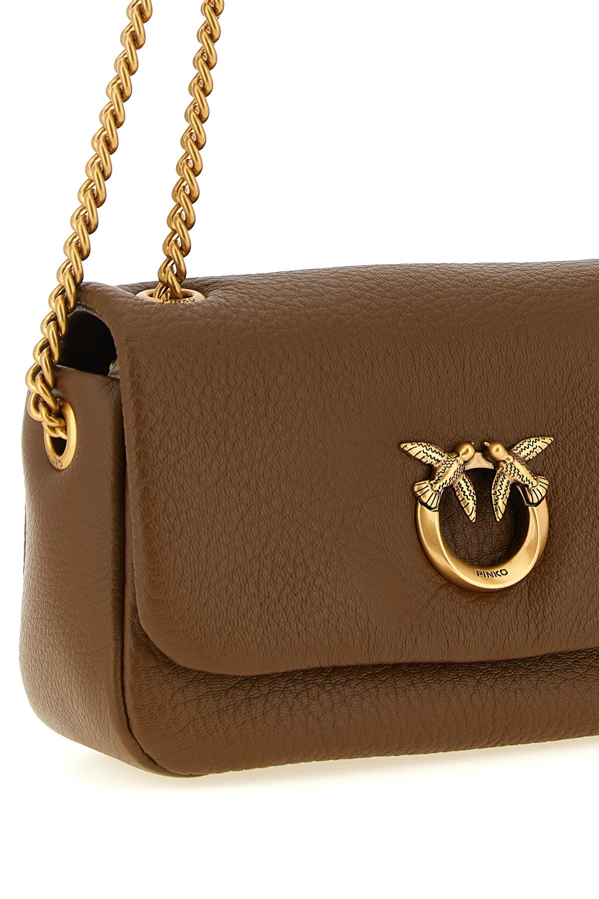 Pinko Shoulder Bag With Love Birds Detail