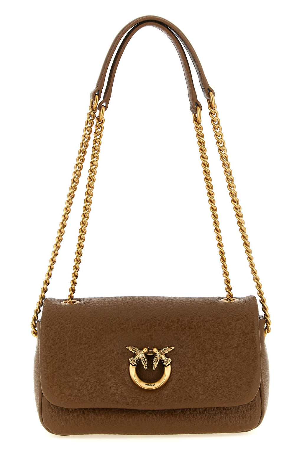 Pinko Shoulder Bag With Love Birds Detail