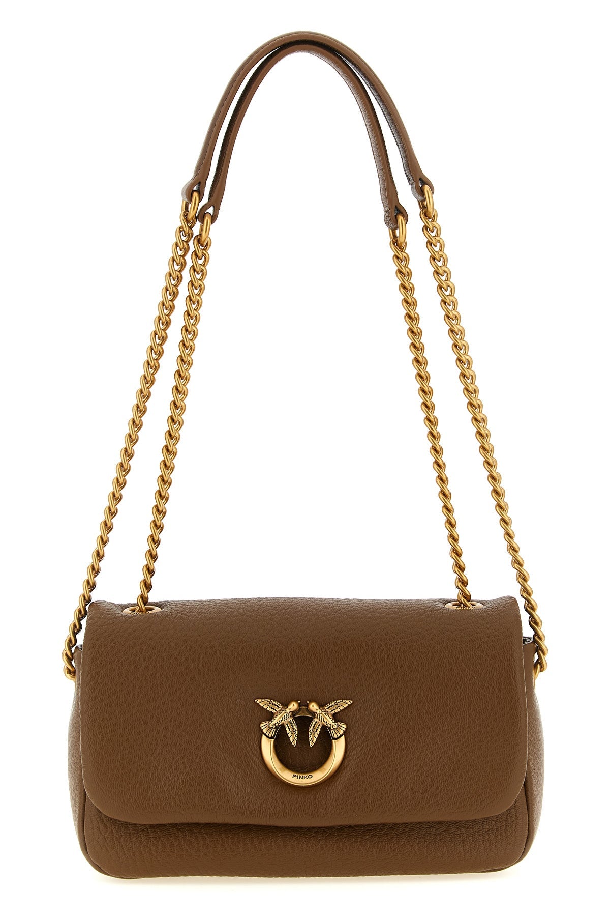 Pinko Shoulder Bag With Love Birds Detail