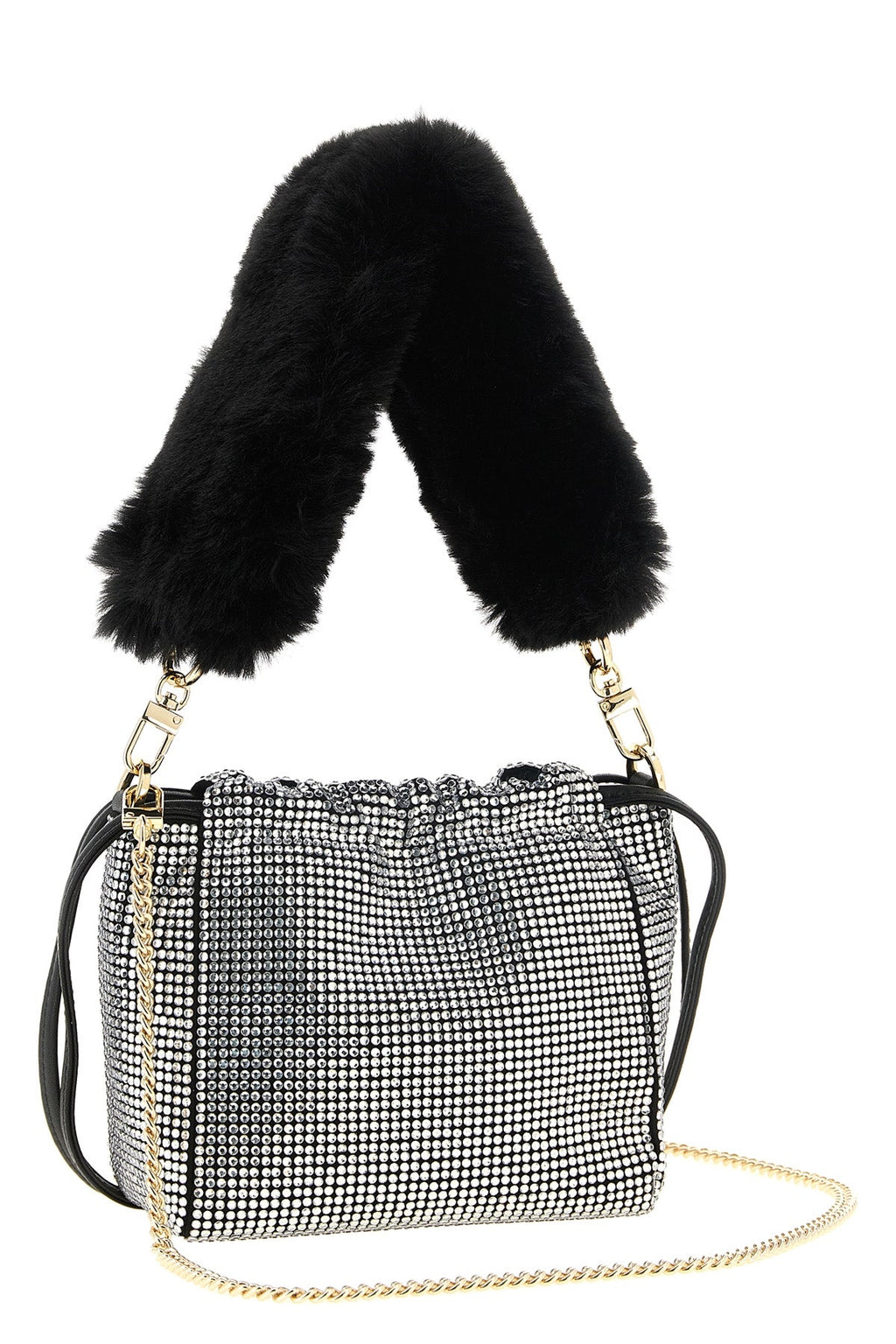 Rhinestone Bucket Bag