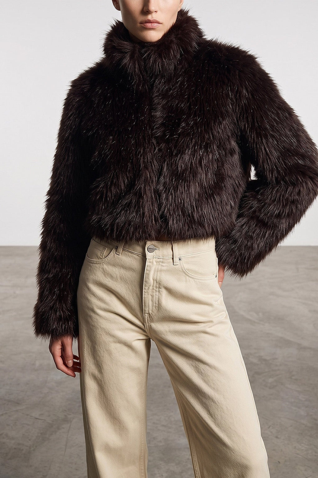 'Gravina' Faux Fur Jacket